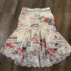 Zimmermann Leila Diamond Frill tiered skirt. Super cute for spring🌸😍